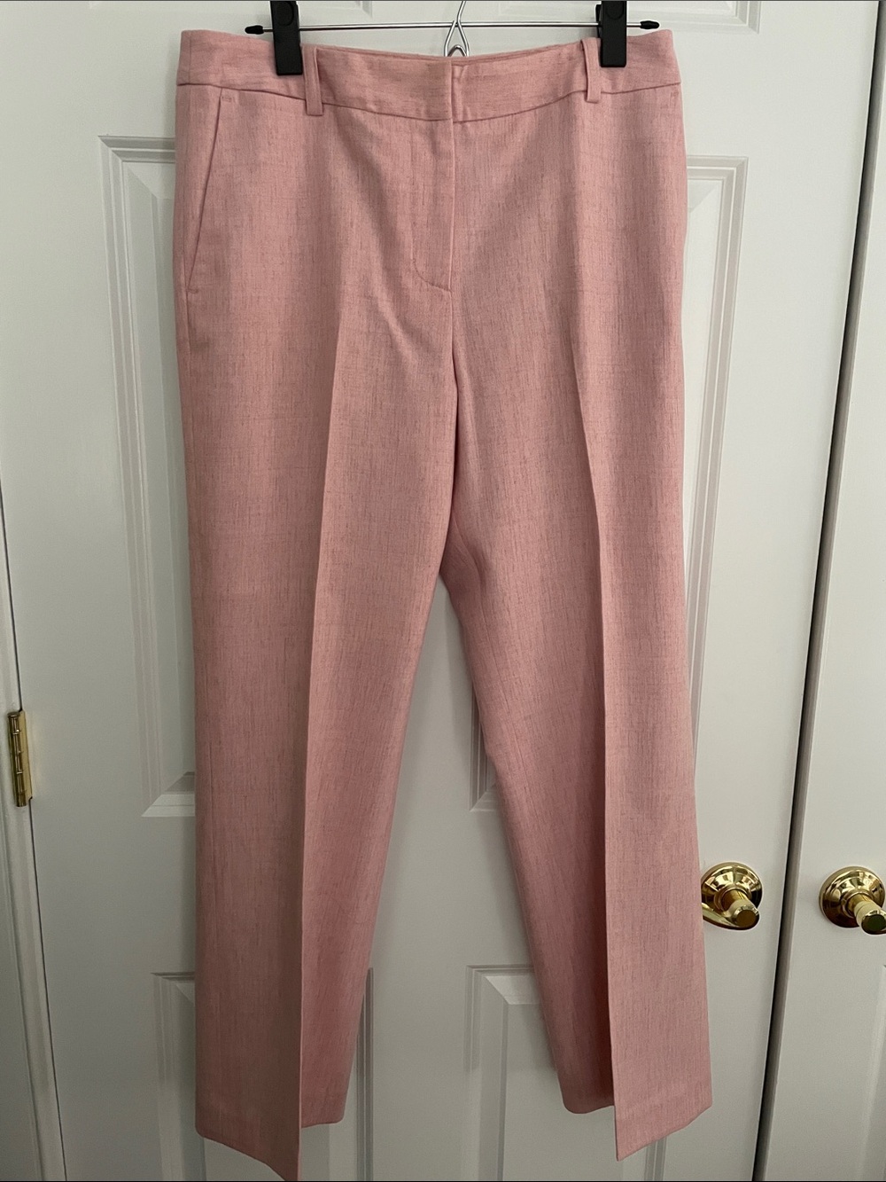 Vintage Ann Taylor LOFT Petites wool blend trousers in soft pink size 8P